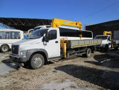 ГАЗ Газон Next. КМУ Газон NEXT (C41R33)+Soosan SCS335, 4 460 куб. см., 3 200 кг.