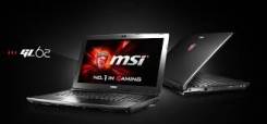 MSI GP62MVR Leopard. 15.6", 2,6 ГГц, ОЗУ 8192 МБ и больше, диск 1 000 Гб, WiFi, Bluetooth, аккумулятор на 10 ч.