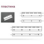 Пластина нержавейка 200 мм (компл.)