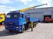 Камаз 65117. Манипулятор +Soosan SCS746L верхнее управление, 6 700 куб. см., 14 000 кг., 22 м.
