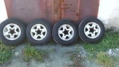 Продам комплект калес, летняя резина 205/70 R14. x14 5x139.00