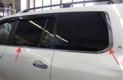 Молдинг стекла. Toyota Land Cruiser, GRJ200, J200, URJ200, UZJ200, UZJ200W, VDJ200