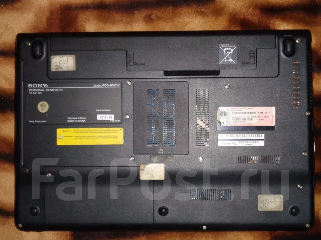Sony VAIO PCG. 15.5", 1 800����, ��� 4 ��, ���� 320���, ����������� �� 1��. ����