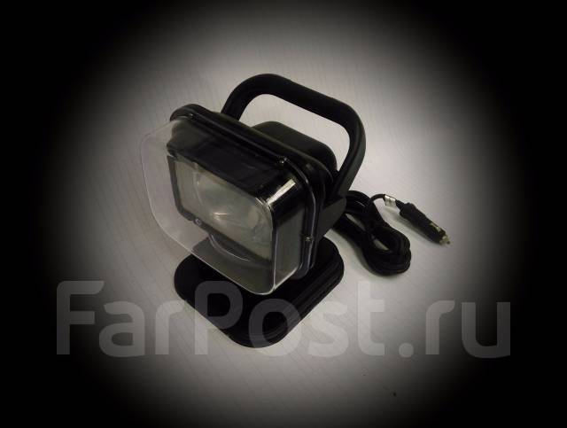 Фара искатель (фароискатель ) 12V 55W ксенон с пультом (черный) купить ...