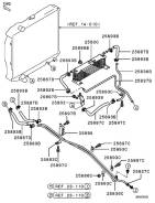 РАДИАТОР АКПП Mitsubishi Pajero,V24W, V44W, MB010969, АКПП
