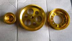 Тюнинг шкивы коленвала, помпы генератора 1JZ-GTE VVT-i JZX100 JZX110. Toyota Chaser, JZX100 Двигатель 1JZGTE