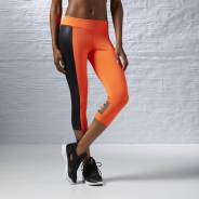 Брендовые Женские Леггинсы Лосины Reebok Dance Fitted Capri AE5750. 48, 50