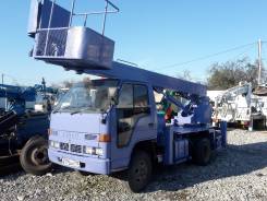 Isuzu Elf. Автовышка на шасси Исудзу Эльф, 3 660 куб. см., 16 м.