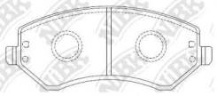 Тормозные колодки CHRYSLER Grand Voyager 00-08 DODGE Caravan JEEP Cherokee 01-07 Mopar V1013427