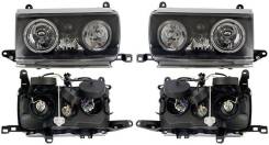 Фара TOYOTA LAND CRUISER 80 90-98 хрусталь неоновое кольцо тюнинг комплект комплект R+L