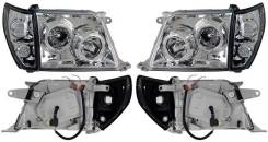 Фара+габарит TOYOTA LAND CRUISER PRADO 96-01хром тюнинг комплект R+L