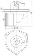 Мотор отопителя салона MITSUBISHI LANCER X 07-/OUTLANDER 07-/ASX 10-/PG 4007 07-12/ CT C-CROSSER 07-