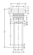 Шпилька ступицы TOYOTA ST-90942-02070