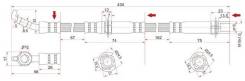 Шланг тормозной FR TOYOTA HIACE/REGIUSACE 93-95 LH=RH ST-90947-02759