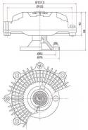 Вискомуфта TOYOTA DYNA/TOYOACE #B 88- ST-16210-58030
