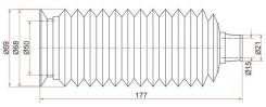 Пыльник рулевой рейки TOYOTA LAND CRUISER PRADO,HILUX SURF 02- ST-45535-26030