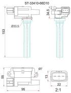 Катушка свечи SZ G16B Grand Vitata 98-05 SAT ST3341066D10