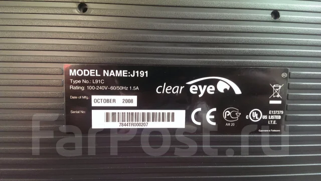Clear eye. 19" ����