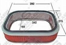Фильтр воздушный. Honda Vigor, E-CA2 Honda Accord, E-CA2 Honda Accord Aerodeck, E-CA2, CA2 Honda Prelude, E-AB Двигатель ET2