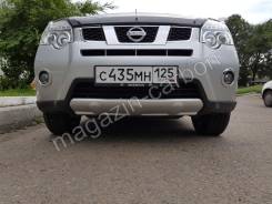 Накладка на бампер. Nissan X-Trail