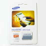 MicroSDXC. 16 Гб