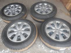 Продам зимние колеса 195/65-15 Bridgistoyne Ise Partne сверловка 100х4. 6.5x15 4x100.00 ЦО 60,0 мм.
