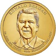Новинка - 1 доллар США 2015 - 40 Президент Рейган (Ronald Reagan)