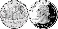 Квотер = 25 центов Парки - 2016 год , Harpers Ferry
