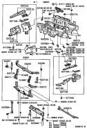 Планка радиатора. Lexus RX300, MCU10, MCU15 Toyota Harrier, MCU10, ACU15, MCU15, SXU15, SXU10, ACU10 Двигатели: 1MZFE, 2AZFE, 5SFE
