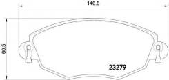 Тормозные колодки передние FORD MONDEO III 00- Akyoto AKD-1248