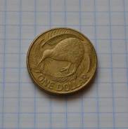 1 доллар 1990 Новая зеландия Киви