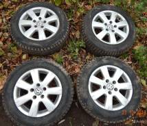 Колёса на оригинальных дисках VW. 6.5x15 5x112.00 ET50 ЦО 57,1 мм.