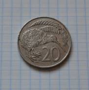 20 центов 1988 Новая Зеландия Киви