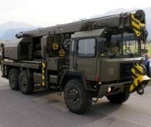 10 дм, 1992. Продается внедорожный автокран Saurer 10 DM Gotwald, 11 000 куб. см., 20 000 кг., 21,00 м.