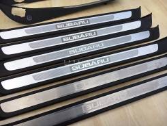 Накладка на порог. Subaru Legacy, BPH, BLE, BP5, BL, BL5, BP9, BP, BL9, BPE Двигатели: EJ20X, EJ20Y, EJ253, EJ203, EJ204, EJ30D, EJ20C