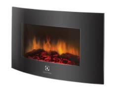 Камин электрический настенный Электролюкс. Электрокамин Electrolux EFP/W-1200URLS. Чёрный. Модель № 4