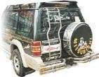 Лестница. Mitsubishi Montero Mitsubishi Pajero. Под заказ