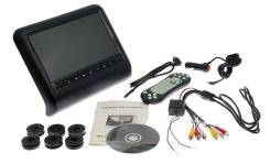 Авто ТВ, Монитор 9" на подголовник, DVD/USB/игры
