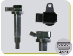 Катушка зажигания. Toyota: Corolla, Cresta, Land Cruiser Cygnus, Verossa, RAV4, Hilux, Land Cruiser Prado, Hiace, Wish, Crown, Corolla Fielder, Aristo...