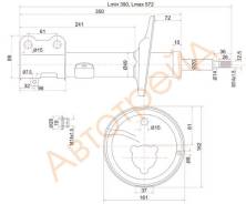 Стойка задняя TOYOTA COROLLA/SPACIO/SPRINTER/CARIB 91-02 4WD LH