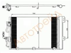 Радиатор кондиционера OPEL ASTRA H 1.4/1.6/1.8 04-11/OPEL ZAFIRA B 1.6/1.8 05- SAT STOP0063940