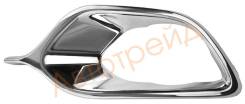 Накладка оправы туманки RENAULT LOGAN 14- LH хром SAT ST-DC02-219-A2