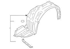 Подкрылок. Subaru XV Subaru Impreza (GP XV), GP7 Двигатель EJ20A