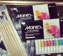 Гуашь "Maries"в тюбиках, 12цв