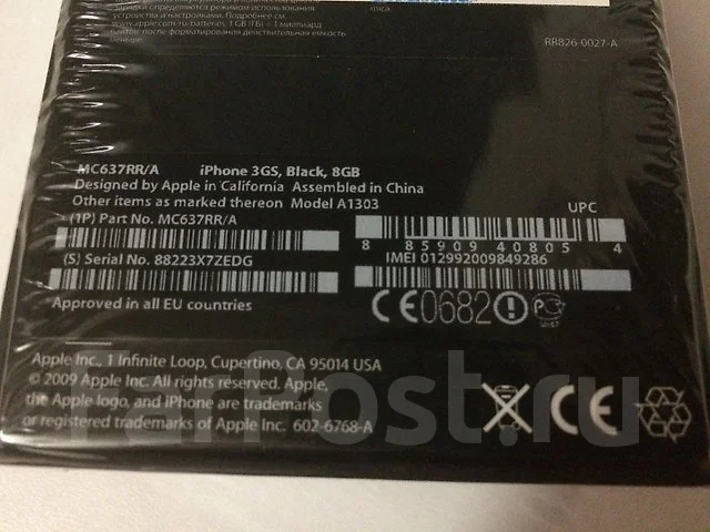 Apple iPhone 3GS 8Gb. ����� ����