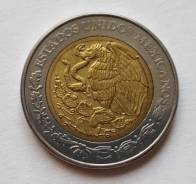 Мексика 5 песо 2007 год (иностранные монеты)