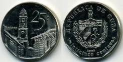 Куба 25 сентаво 2008 год (иностранные монеты)