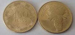 Колумбия 100 песо 2015 (иностранные монеты)