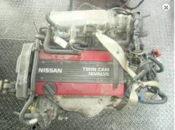Двигатель в сборе. Nissan Silvia Nissan Bluebird Двигатель CA18DE