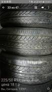 лето, 225/50 R17. Летние, износ: 10%, 4 шт